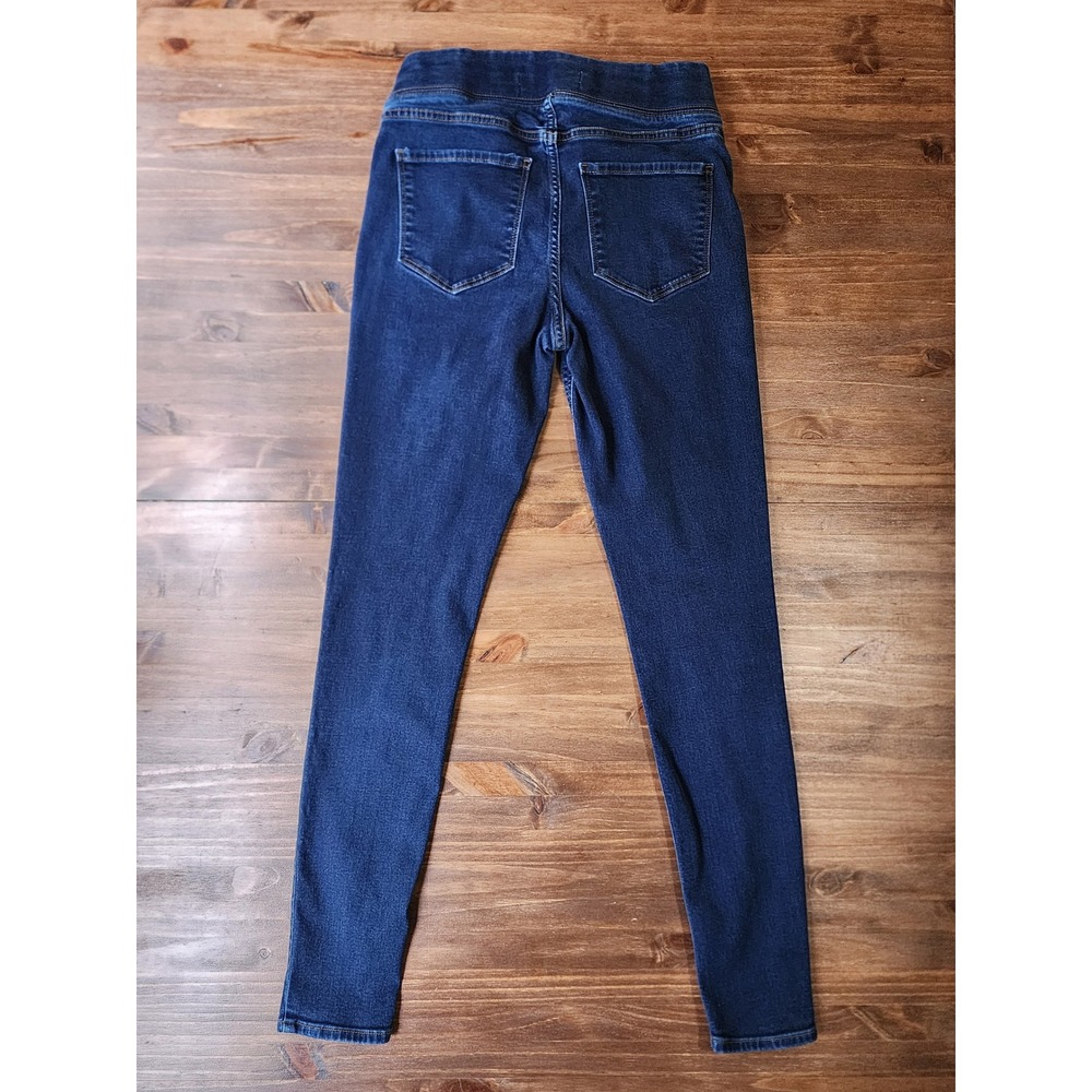 Old Navy Women 6 Long Rockstar Jeggings Mid Rise Dark Wash Stretch Minimalist - Picture 2 of 8